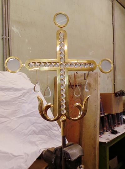 Алтарный крест для церкви Иконы Божией Матери 